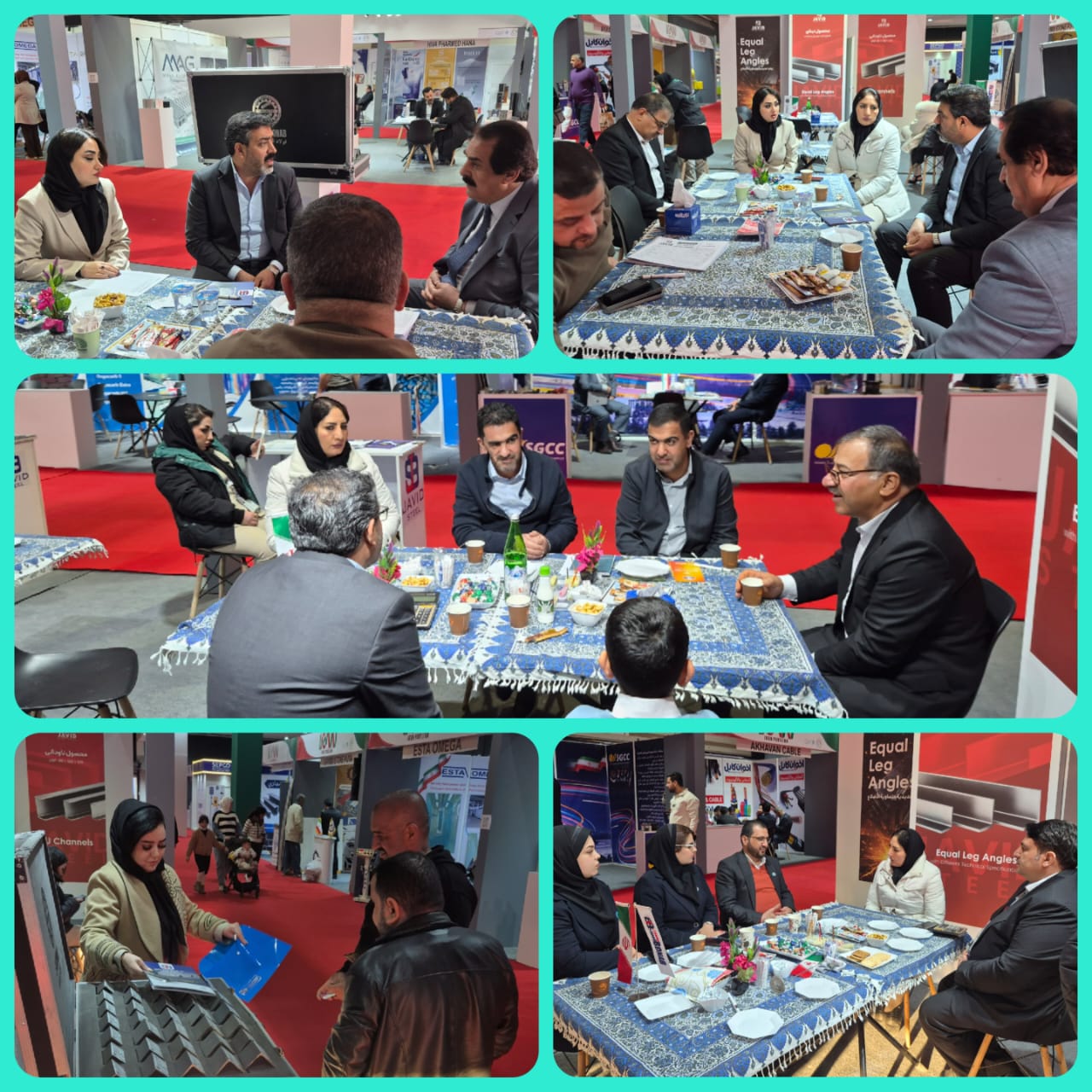 حضور پُر رنگ مجتمع فولاد جاوید بناب در چهل‌و‌‌نهمین نمایشگاه جنرال بغداد 2026 عراق